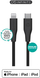 Kabllo ESTUFF Infinite, USB C në Lightning, 30W, e zezë