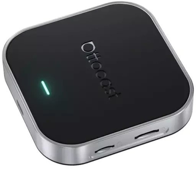 Adapter multimedia për makinë Ottocast OttoAibox E2 PCS55-T, Android CarPlay Wireless, i zi