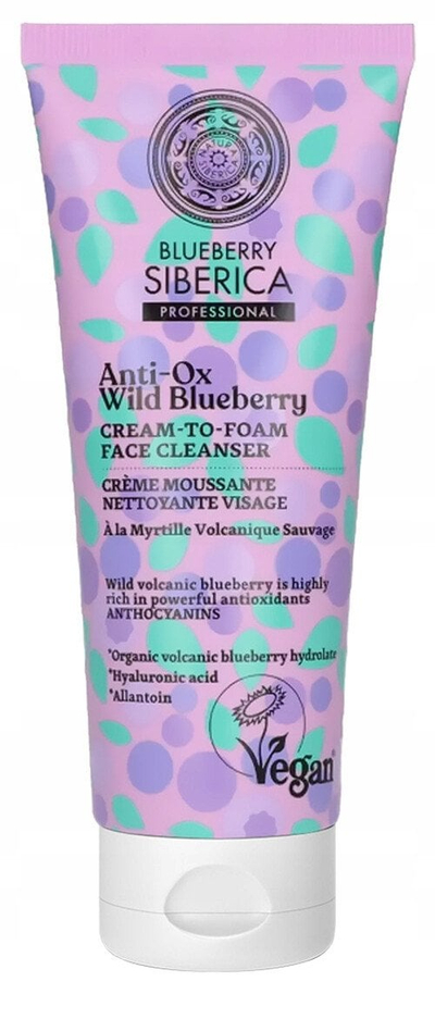 Shkumë pastruese fytyre Natura Siberica Blueberry Siberica Antiox, 75ml