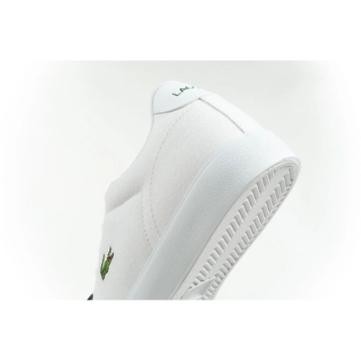 Atlete burrash Lacoste Lerond Set 125 1 M, material tekstil, shollë gome, ngjyrë e bardhë