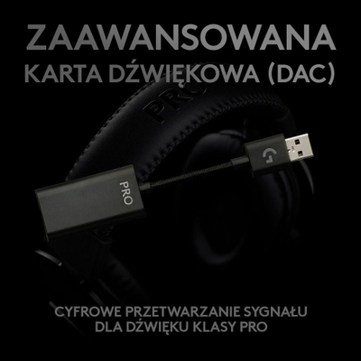Kufje Logitech G Pro X (981-000818), të zeza