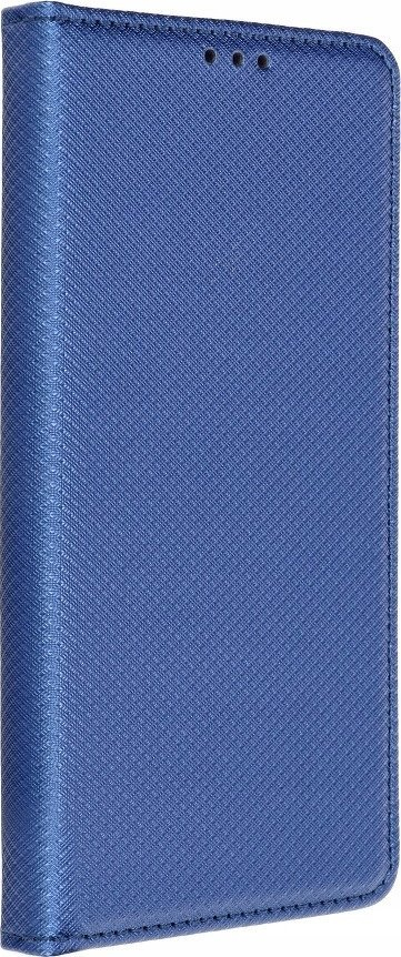 Kapak libër Smart Case për Samsung S21 FE, me magnet, me xhep, blu marinë