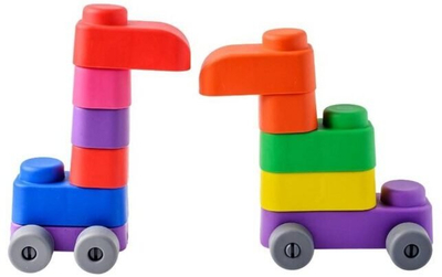Set blloqesh ndërtimi Gerardo's Toys GT3101, 21 pjesë, shumëngjyrësh