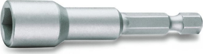 Bit magnetik gjashtëkëndor Beta Tools 862 F7, 1/4", 65mm, argjendtë