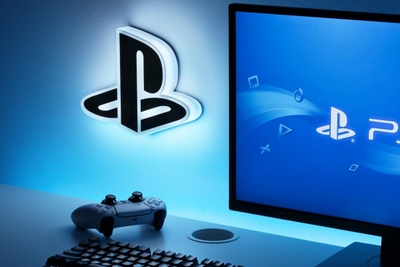 Llambë Tavoline Me Logo PlayStation