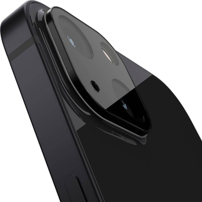 Mbrojtës kamere Spigen Glas.tR Optik për iPhone 13, xham i temperum, i zi