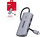 Hub USB C Unitek D1113CGY01, 6 në 1, HDMI 4K, gri space