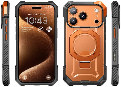Kapak telefoni i-Blason GA843439159747 për iPhone 17 Pro, transparent