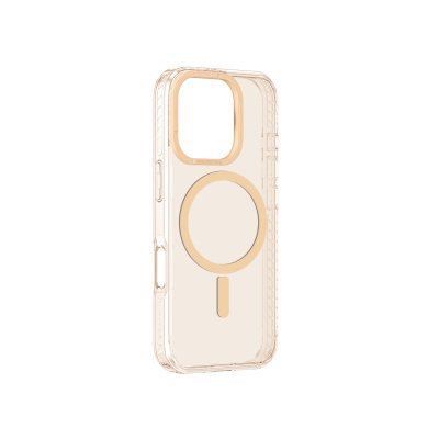 Футрола за телефон Amazingthing Titan Pro Mag за iPhone 16 Pro, магнетна, прстен MagSafe, розе златна