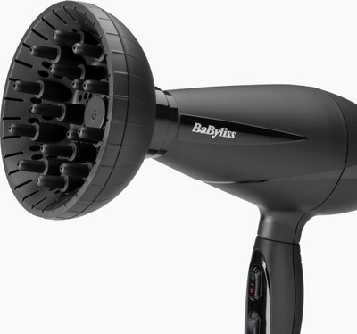 Tharëse flokësh BaByliss Turbo Pro 2100, 2100W, teknologji me jone, e zezë