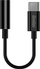 Adapter audio Genius ACC-C100, USB-C në 3.5mm, stereo, i zi