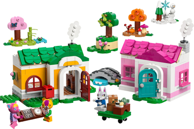 Set LEGO Animal Crossing Creative Houses Seasons of Fun, kreativ, shumëngjyrësh
