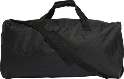 Çantë sportive Adidas Linear Duffel L HT4745, me ndarje veç për atlete, me rrip shpatulle, e zezë