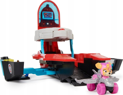Set lodrash Paw Patrol Pup Squad Aircraft Carrier HQ, me figura, shumëngjyrësh