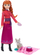 Kukull Disney Frozen Anna me këlysh ujku, set loje, shumëngjyrëshe