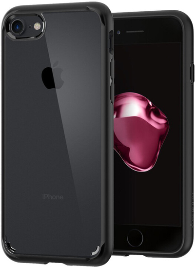 Mbështjellës Spigen Ultra Hybrid 2 për iPhone 7, i zi
