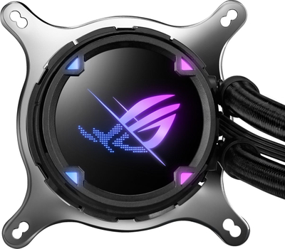 Ftohës uji për procesor ASUS ROG Strix LC II 360 ARGB, radiator 360mm, 3x 120mm, i zi