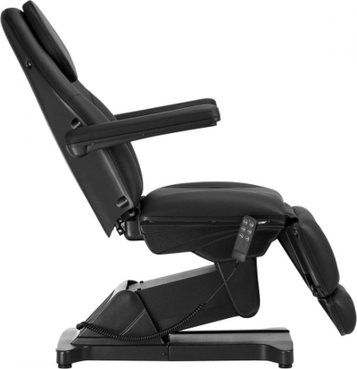 Karrige elektrike kozmetike Sillon Basic, me telekomandë, lëkurë sintetike, e zezë