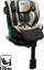 Sediolje për fëmijë Turox i-Size, rotacion 360°, ISOFIX, gri e zezë
