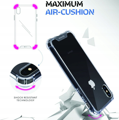 Futrollë Roar Armor Jelly për iPhone 16, TPU, kundër goditjeve, transparente