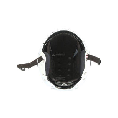 Helm ski CASCO SP-3 Airwolf, S 52-56 cm, me vizor, e bardhë