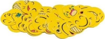 Stikersa shkumë Brewis Foam Stickers Smiles, 40 copë, shumëngjyrëshe