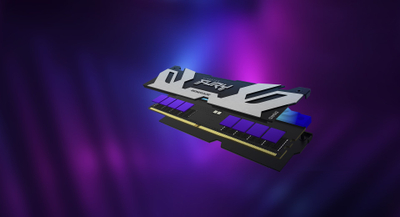 RAM десктоп Kingston Fury Renegade KF560C32RSAK2-96, 96GB DDR5, 6000MHz RGB, црна и сребрена