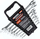 Set çelësash kombinues Forsage 5086MP, 8 copë, 8–19 mm, ngjyrë argjendtë