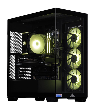 Десктоп компјутер Actina KOMACNGIP0212, AMD Ryzen 5 7500F, 32GB RAM, 1TB SSD, Radeon RX 7700 XT, црн