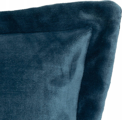 Jastëk dekorativ Atmosphera Cuddly Flannel, 53x53cm, blu e errët