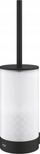 Set furçe tualeti Grohe Selection, për mur, ngjyrë Phantom Black