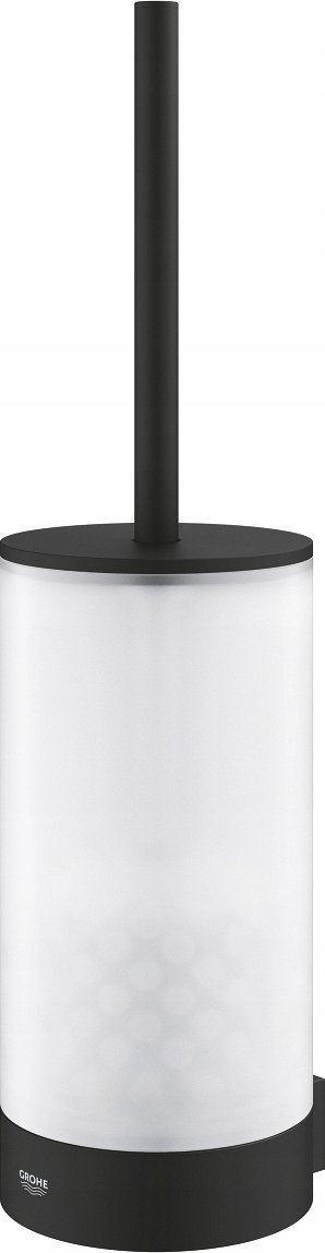 Set furçe tualeti Grohe Selection, për mur, ngjyrë Phantom Black