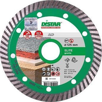 Disk diamanti prerës Distar 1A1R Turbo Elite, 125mm, për gur dhe mermer