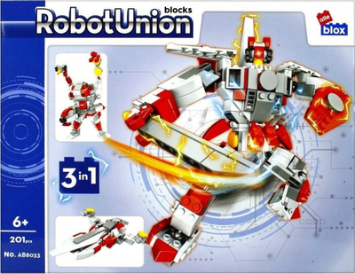 Lodra konstruktore ALLEBLOX ALLEBOX Robot, 201 elemente, plastike, multikolor