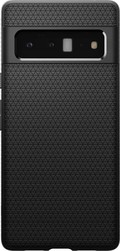Kapak telefoni Spigen Liquid Air Armor për Google Pixel 6 Pro, plastikë TPU e butë, mban mirë nga goditjet, e zezë matte