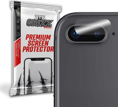 Mbrojtës kamere GrizzGlass për Apple iPhone 8 Plus, xham hibrid, transparent