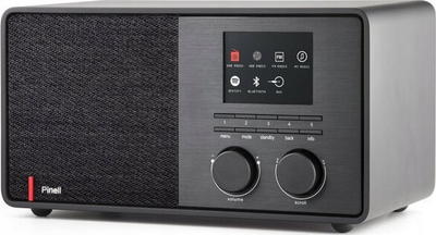 Radio interneti Pinell Supersound 301, DAB FM, Bluetooth, e zezë