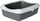 Tepsi rëre e hapur për mace Large, plastike, 49 x 38 x 15 cm, gri
