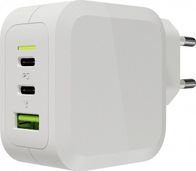Karikues Green Cell PowerGaN CHARGC08W, 65W, 1x USB A 2x USB C, i bardhë