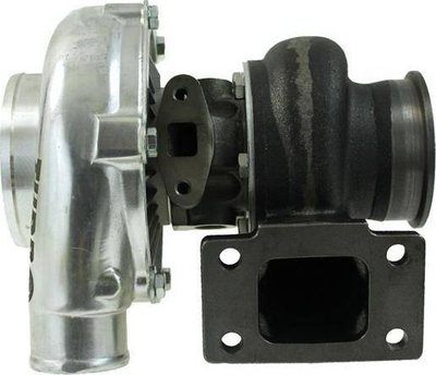 Turbinë TurboWorks GT3037, floating bearing, V-Band 0.63AR, ngjyrë argjendi