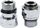 Adapter radiatorësh Vario Term M22 1.5 x 1/2", krom