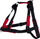 Rrip për qen Trixie Lead Walk, M-L, 55-90cm, i zi/kuq