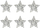 Set dekorativ Krishtlindjesh White Christmas Stars R4589, 7.5 cm, 6 copë, të bardha