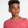 Bluzë trajnimi Nike Dri-FIT Miler për djem, frymëmarrëse, tharje e shpejtë, e kuqe