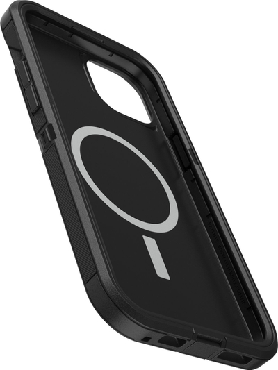 Kapak telefoni OtterBox Defender XT për iPhone 15 Plus dhe 14 Plus, me MagSafe, i zi