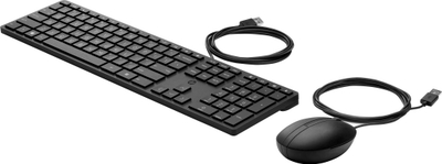 Set tastiere dhe mausi HP Wired Desktop 320MK, USB, i zi