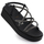 Sandale grash Filippo DS6898/25, me platformë wedge, ngjyrë e zezë