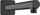 Kokë dushi fikse Hansgrohe Vernis Shape 230 1Jet, 23 cm, matt black