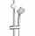 Set dushi Invena City, 3 funksione, krom