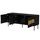 Komodë TV Cama INSERTO 3D FELLINI, 143.5 cm, me LED, e zezë